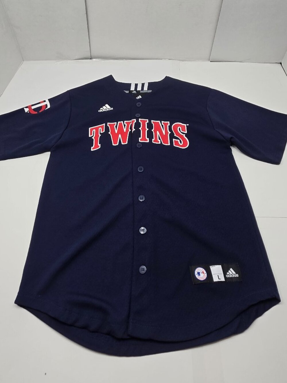 ⚾🔥 ADIDAS MINNESOTA TWINS MLB YOUTH JERSEY – SIZE L (14–16) – $39 🔥⚾